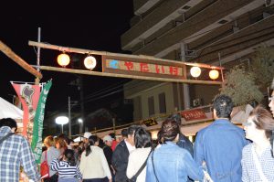 所沢祭り　屋台村　写真