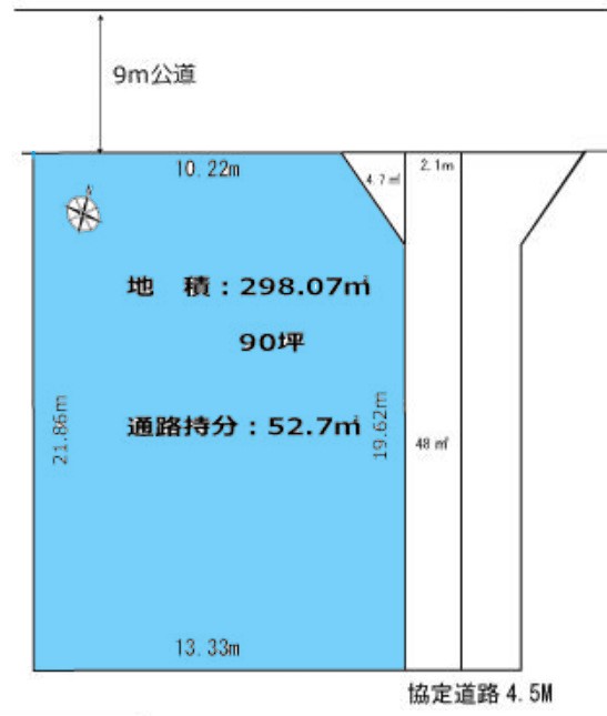 土地 所沢市山口 市街化区域 4,280万円 画像1